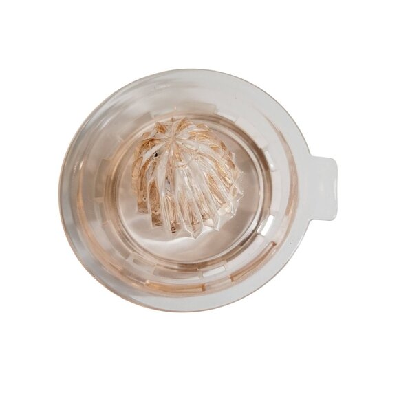 Vintage Pink Depression Glass Reamer Juicer Hazel Atlas Farmhouse Kitchen - Picture 2 of 9